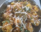 A picture of step 7 of Undhiyu.