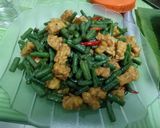Foto langkah ke 1 dari resep Tumis kacang panjang dan tempe.