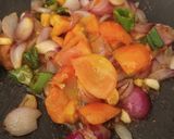 A picture of step 3 of Punjabi Dum Aloo.