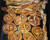 Foto del paso 4 de la receta: Palmerita y tirabuzón de jamón y queso😋😋