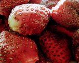A picture of step 1 of Frozen Strawberries for Milkshake in Sehri.
