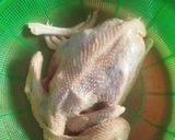 Hình bước làm 1 của món Gà hầm sâm táo đỏ bằng nồi cơm điện