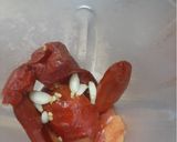 A picture of step 2 of Chicken momos.