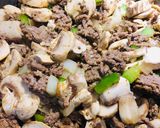 A picture of step 2 of Creamy Mushroom 🍄 Egg Noodle Dish.