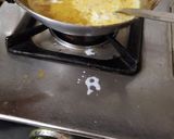 A picture of step 3 of Sev bhaji recipe.