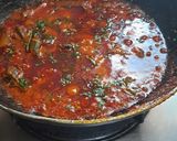 A picture of step 11 of Bhindi masala (sabzi).