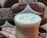 A picture of step 2 of Cold coffee with ice cream.
