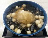 Grass jelly with lychees, tapioca pearls, glutinous rice balls and sago dessert recipe step 7 photo