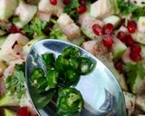A picture of step 4 of Zesty Pomegranate & Guava Fruit chaat.