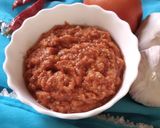 A picture of step 3 of Red Chutney.
