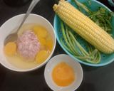Hình bước làm 1 của món Chả trứng hấp rau củ