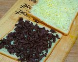 Foto langkah ke 2 dari resep Roti Bakar Coklat Keju.