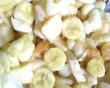 A picture of step 2 of Pasta cream chaat.