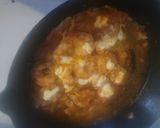 A picture of step 4 of Seasoned Shrimp w/ EZ Homemade Sauce &fresh Mozzarella.