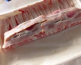 Aszalt gyümölcsös, baconbe tekert csirkemell recept fázis 5 fotója