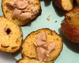 Foto del paso 3 de la receta: Buñuelos de calabaza rellenos de turrón de almendra