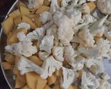 A picture of step 2 of Masaledar aloo gobhi.