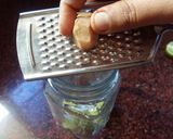 A picture of step 2 of Orange ginger cocktail.