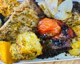 Foto del paso 6 de la receta: COLITA DE CUADRIL AL HORNO CON PAPAS, BATATAS, ZAPALLO Y VERDURAS 🥩🥔🍠🎃🧅🫑🍆