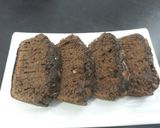 A picture of step 4 of Chocolate vanilla cake.