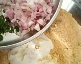 A picture of step 4 of Makki ke dhokle.