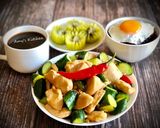 小黃瓜嫩炒雞丁的食譜步驟4照片