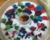 Foto langkah ke 3 dari resep Puding Susu Mozaik.