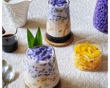 Foto langkah ke 11 dari resep Es Cendol Cebong Ubi Ungu.
