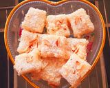 A picture of step 5 of Coconut burfi.