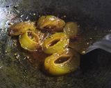 A picture of step 2 of Raw mango murabba.