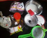 A picture of step 1 of Milky Tea cake.