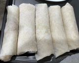 A picture of step 2 of Cheesy Chicken Lumpiang Shanghai.