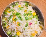 A picture of step 5 of Corn Biryani.