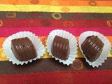 Bombones de chocolate rellenos con dulce de leche ♥️🤤
