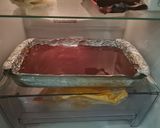 A picture of step 11 of Millionaire's Shortbread.
