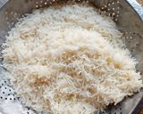 A picture of step 1 of Jeera Rice.