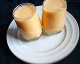 A picture of step 4 of Mango pannacotta smoothie.