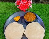 A picture of step 5 of Chole Bhature.
