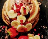 A picture of step 6 of Banana chocolate pancake.