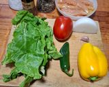 A picture of step 1 of Chicken Breast with Swiss Chard.