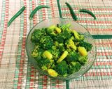 A picture of step 8 of Broccoli Curry.