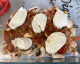Une image de l'étape 22 de Gratin de fenouil aux champignons, tomates, mozzarella et crème de parmesan.