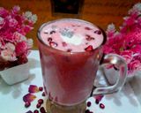 A picture of step 7 of Rose Pomegranate Lassi.