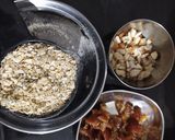 A picture of step 1 of Dry fruits lemon bar(frozen desserts).
