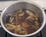 A picture of step 2 of Shabu-shabu Thai hotpot.