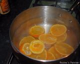 A picture of step 2 of Candied orange slices.