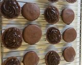 A picture of step 14 of Chocolate Macarons.
