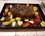 Foto del paso 4 de la receta: Picana al horno sobre colchón de verduras