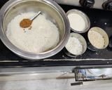 A picture of step 1 of Khatta Dhokla.