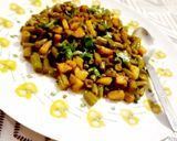 A picture of step 5 of French beans sabzi.